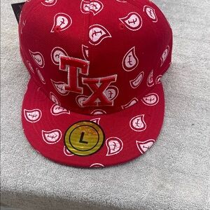 Red TX Logo Cap